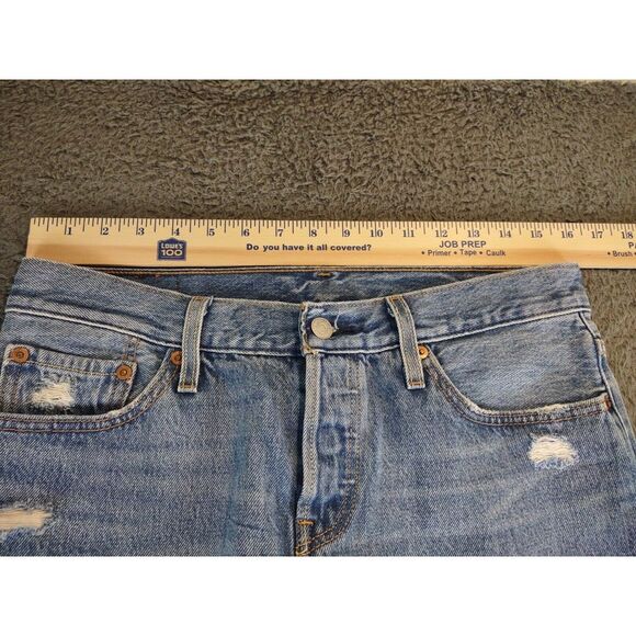 Levi's Jeans 501 CT Mens 32x28 (actual) Slim Custom Tapered Button Fly Denim - Picture 3 of 12
